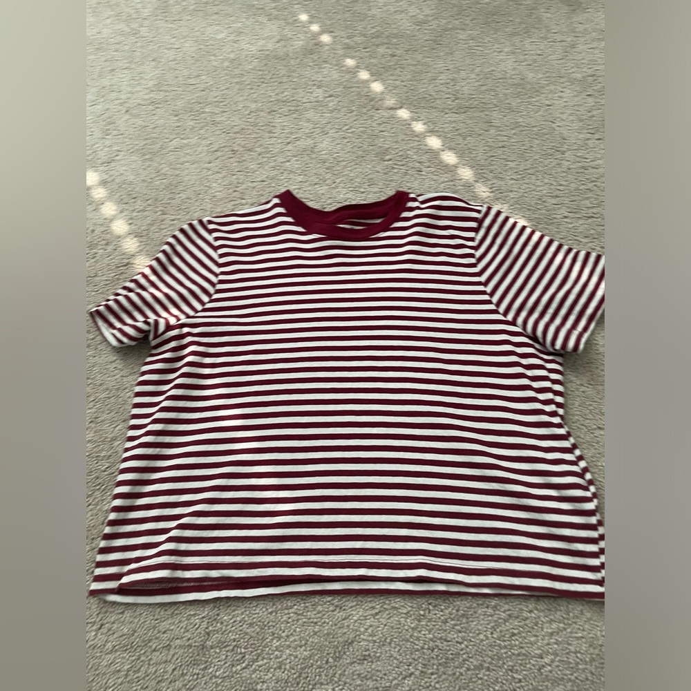 Madewell boxy crop tee